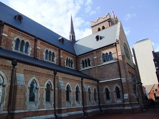 Fototapeta na wymiar St Georges Cathedral in Perth , Australia 