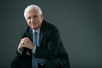 Confident mature businessman