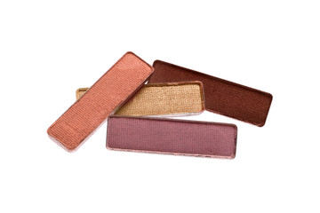 Eyeshadow isolated on white