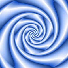 Abstract spiral background in blue