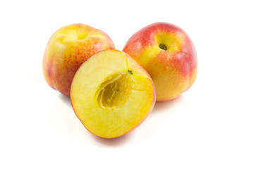Ripe juicy nectarines 
