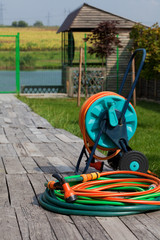 garden hose on wheels