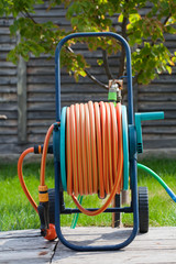garden hose on wheels