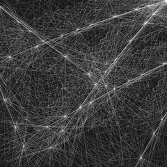 Wireframe mesh polygonal background easy editable