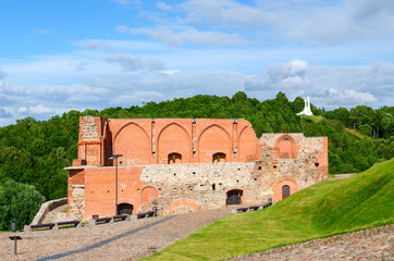 Surviving buildings of Upper Vilnius Castle, Vilnius, Lithuania