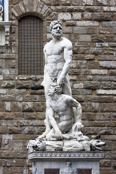 Italie / Florence - Hercule et Cacus (Michel-ange)