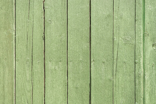 Bretter Wand Gr&uuml;n Hintergrund