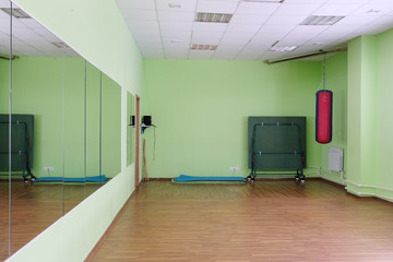 Interior of a fitness hall