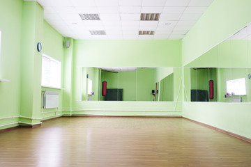 Interior of a fitness hall