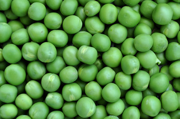 Green peas background texture