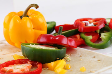 pepper slices