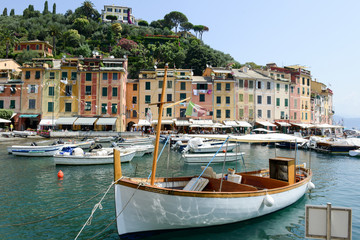 Fototapeta na wymiar The beautiful village of Portofino