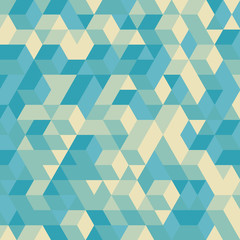 Abstract 3d background. Wall of cubes. Vector illustration.
