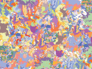 Obraz na płótnie Canvas Colorful Watercolor blots splashes vector