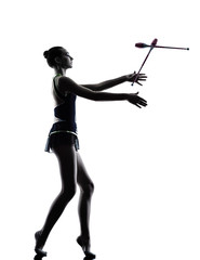 Rhythmic Gymnastics teeenager girl woman
