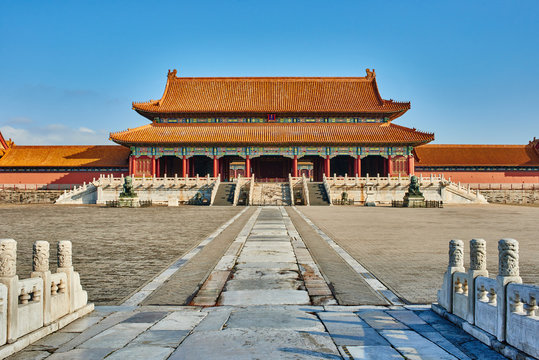 Taihemen Gate Of Supreme Harmony Forbidden City 