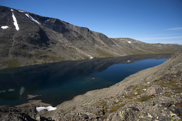 Besseggen Ridge in Jotunheimen National Park, Norway