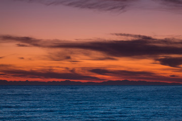 Fototapeta premium Sunset in the Bay of Alanya