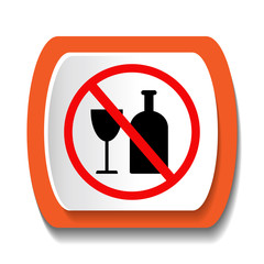 Icon banning alcohol