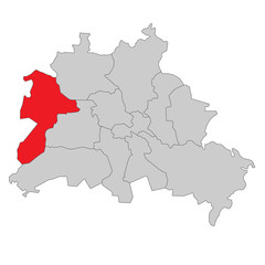 Berlin Spandau - Vektor