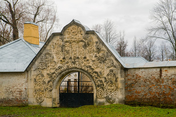 Fedorov temple. Autumn.Russia,the town of Pushkin, Tsarskoe Selo.