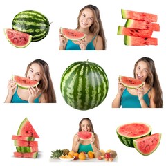 Watermelon, Melon, Fruit.