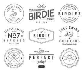 Golf Badges and labels