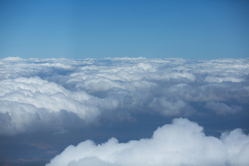 Fototapeta na wymiar Clouds on the horizon