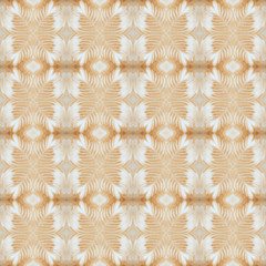 Seamless pattern with latte art coffee
