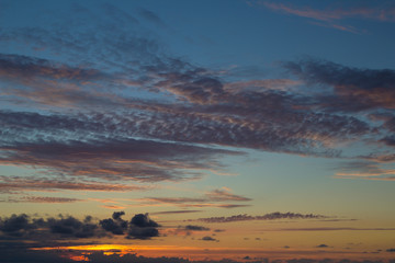 sunset sky