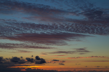 sunset sky