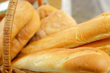 pastries, baguette