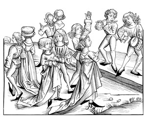 Medieval Dancers - 15th century