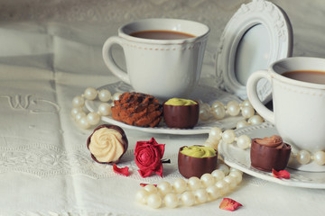 retro coffee Lunch candy