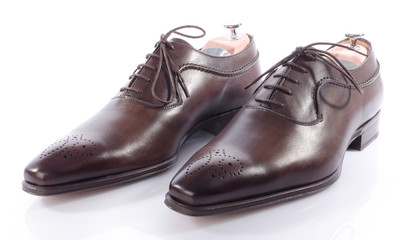Luxury brown shoes