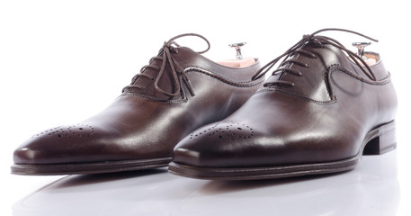 Luxury brown shoes