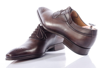 Luxury brown shoes