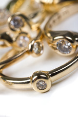 golden wedding rings