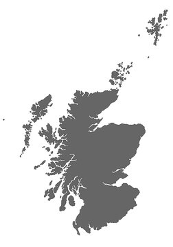 Schottland in Grau