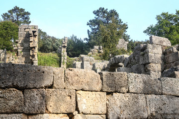 Fototapeta premium Phaselis ruins in Turkey