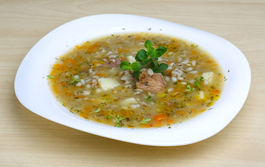 Cereal soup