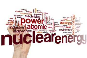 Nuclear energy word cloud