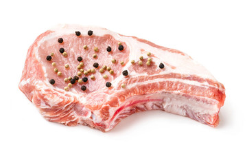 Pork chop with pepper