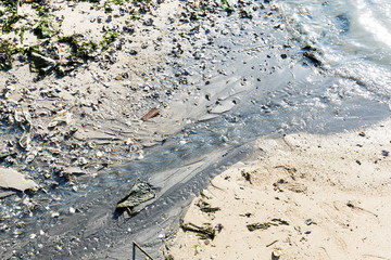 Dirty waste water