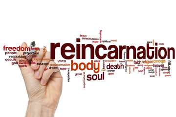 Reincarnation word cloud