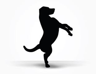 dog silhouette