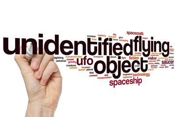 UFO word cloud