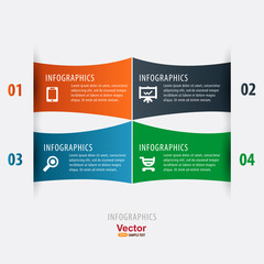 Business infographics, design template