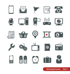 Universal icons set