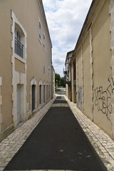 Ruelle rénovée à Jarnac-sur-Charente